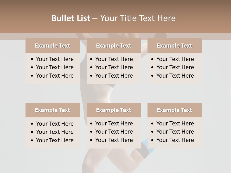 Aerobics Acrobat Dance PowerPoint Template