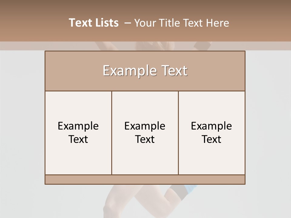 Aerobics Acrobat Dance PowerPoint Template