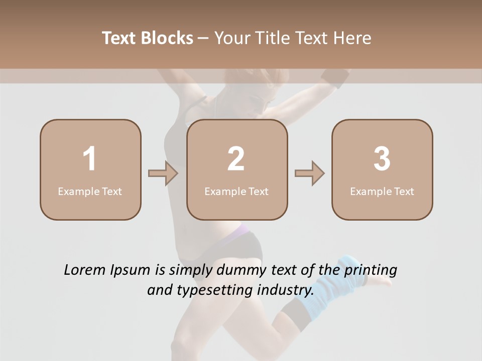 Aerobics Acrobat Dance PowerPoint Template