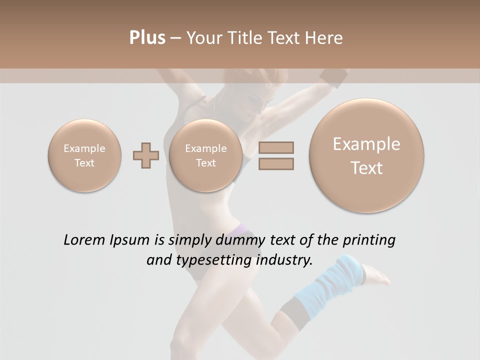 Aerobics Acrobat Dance PowerPoint Template