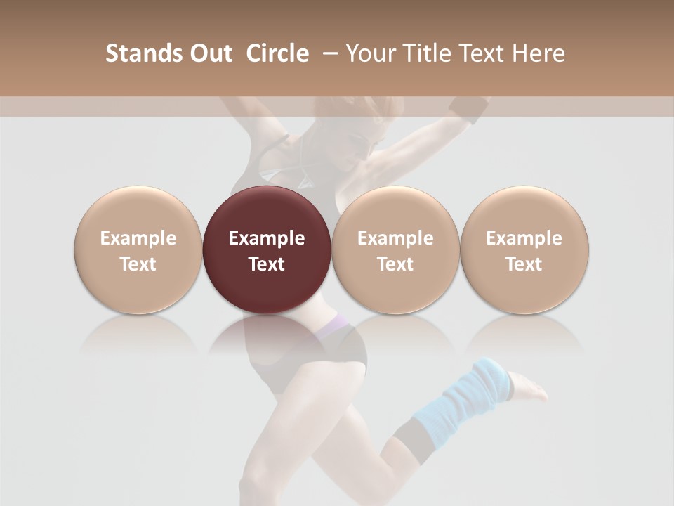 Aerobics Acrobat Dance PowerPoint Template