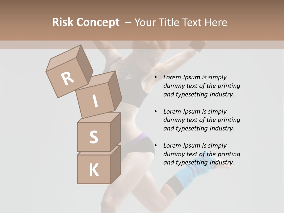 Aerobics Acrobat Dance PowerPoint Template