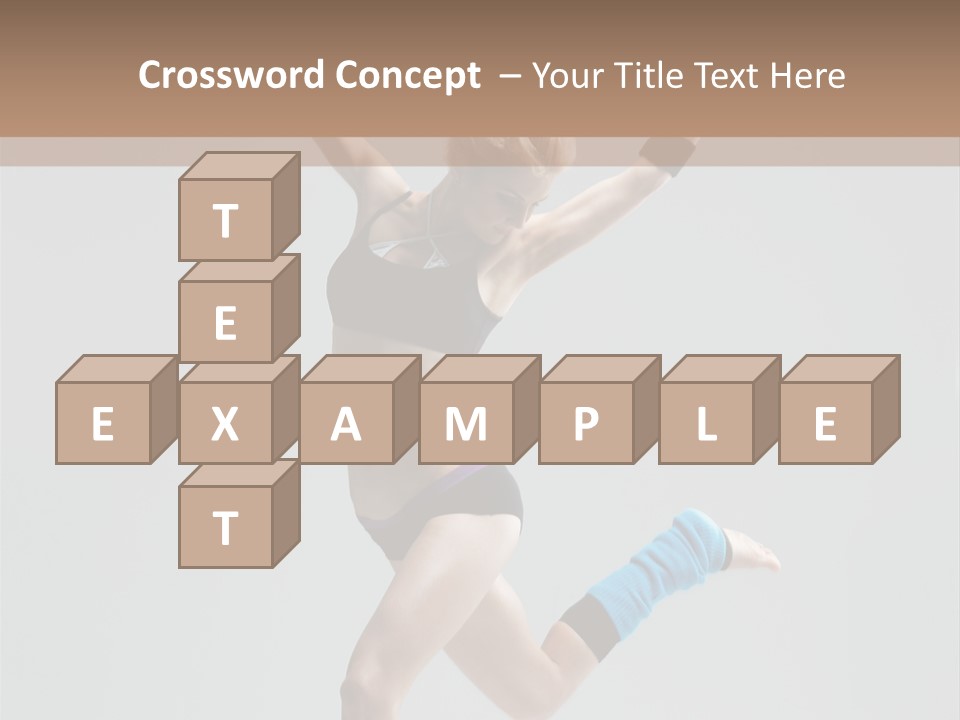 Aerobics Acrobat Dance PowerPoint Template