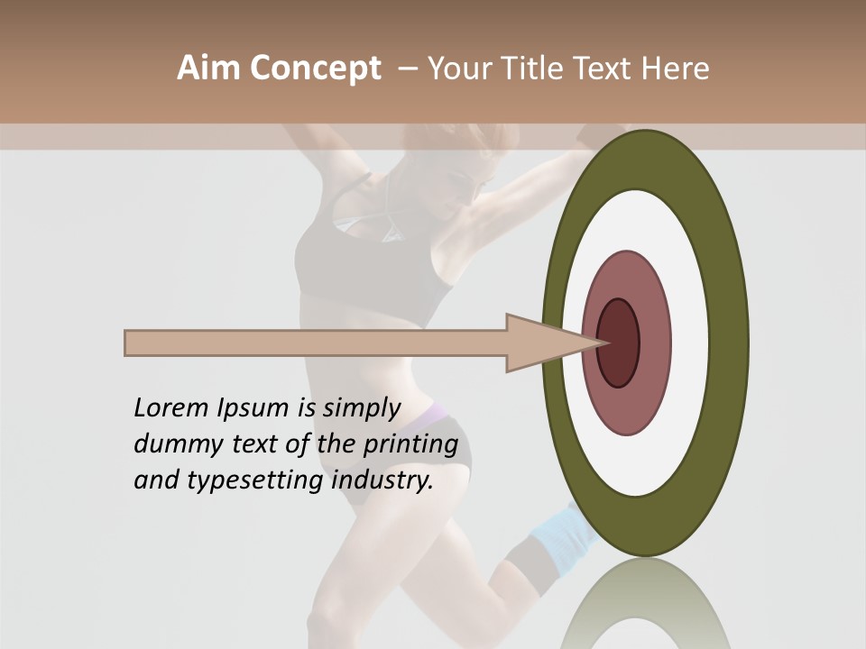 Aerobics Acrobat Dance PowerPoint Template