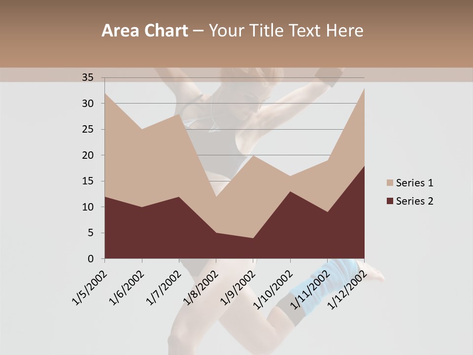 Aerobics Acrobat Dance PowerPoint Template