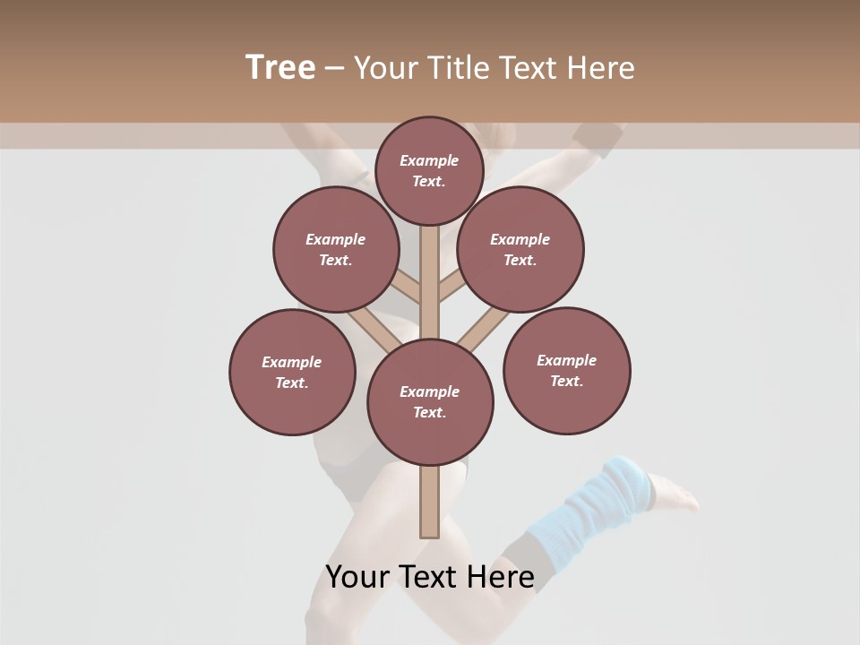 Aerobics Acrobat Dance PowerPoint Template