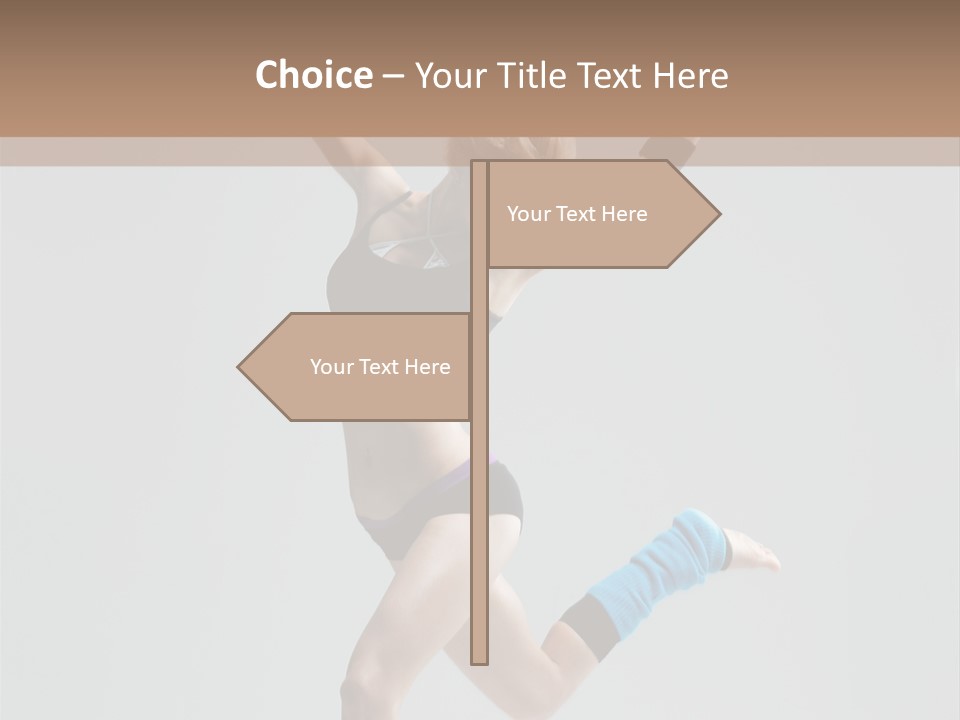 Aerobics Acrobat Dance PowerPoint Template