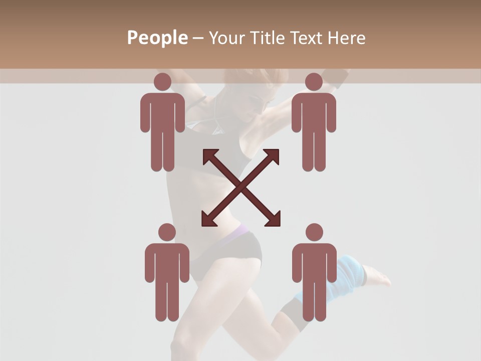 Aerobics Acrobat Dance PowerPoint Template