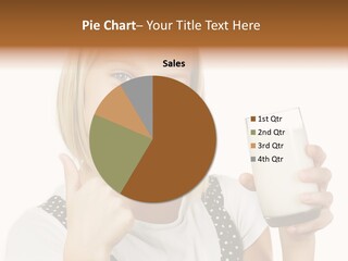 Blond Eyes Fresh PowerPoint Template