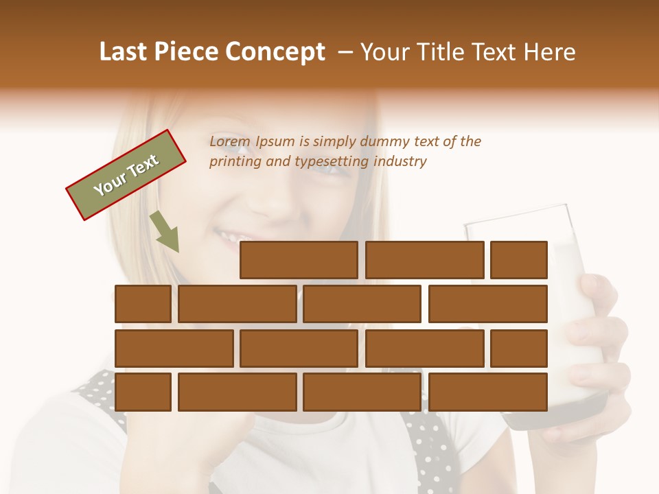 Blond Eyes Fresh PowerPoint Template