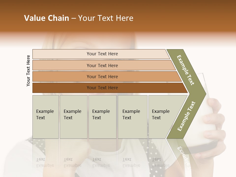 Blond Eyes Fresh PowerPoint Template