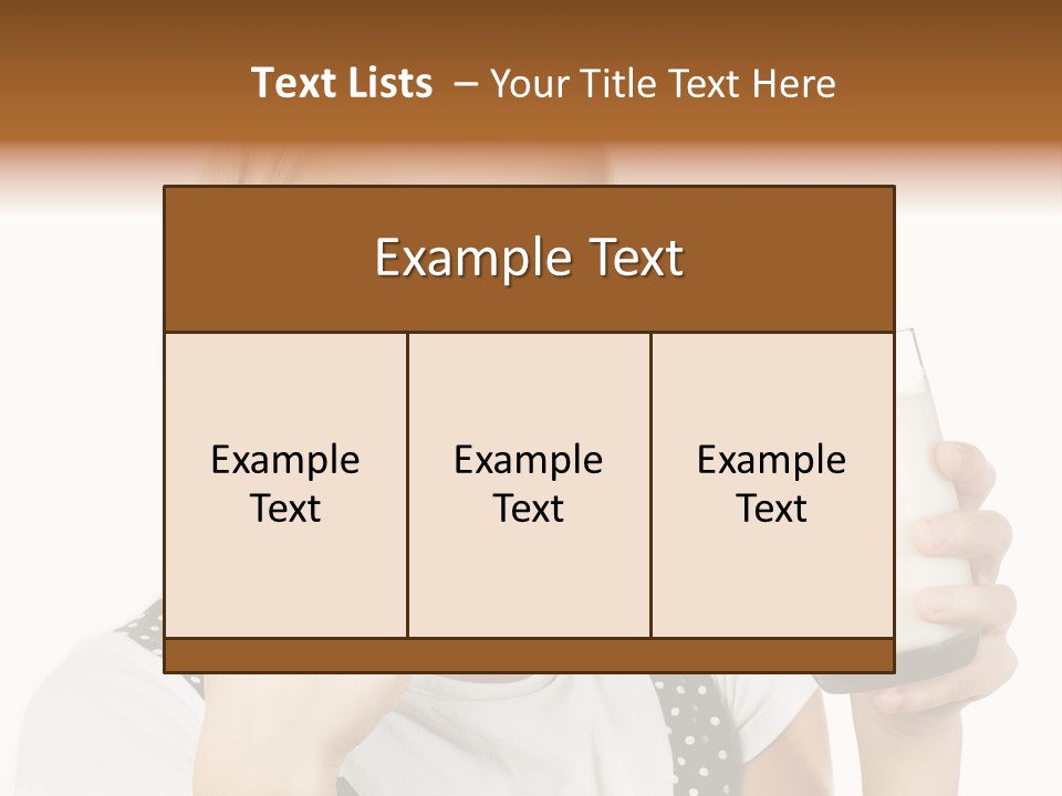 Blond Eyes Fresh PowerPoint Template