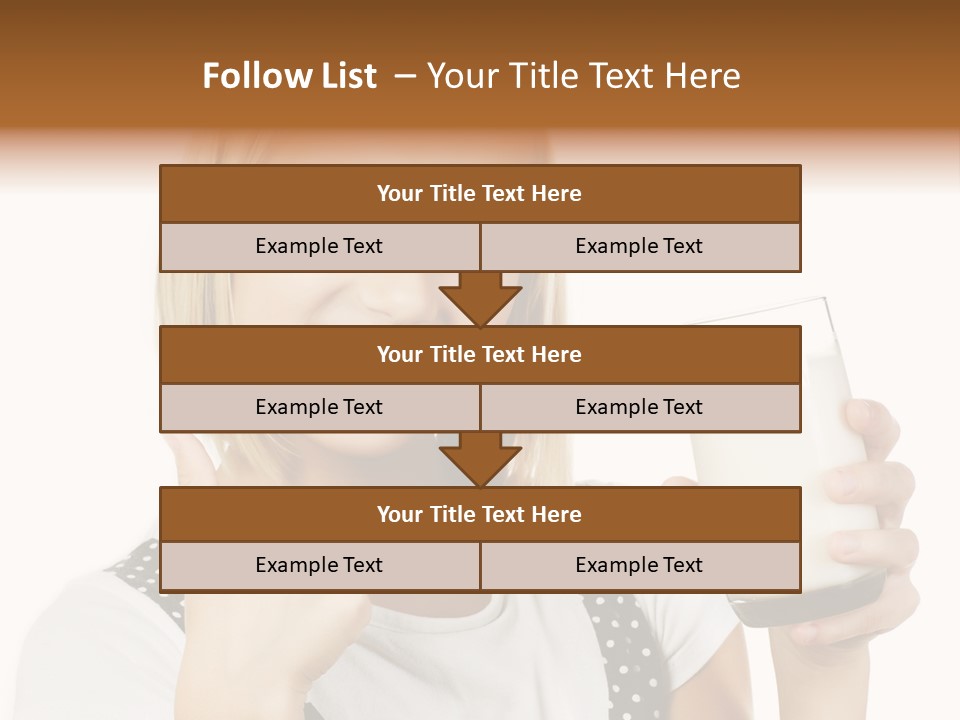 Blond Eyes Fresh PowerPoint Template