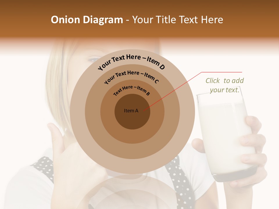 Blond Eyes Fresh PowerPoint Template