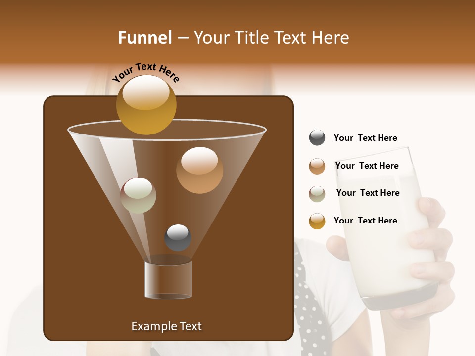 Blond Eyes Fresh PowerPoint Template