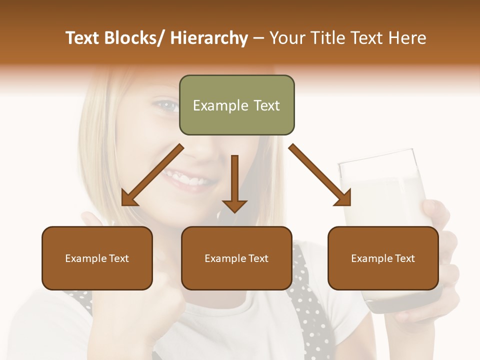 Blond Eyes Fresh PowerPoint Template