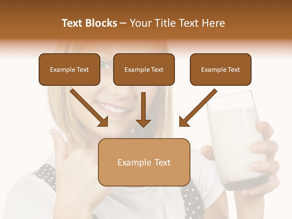 Blond Eyes Fresh PowerPoint Template