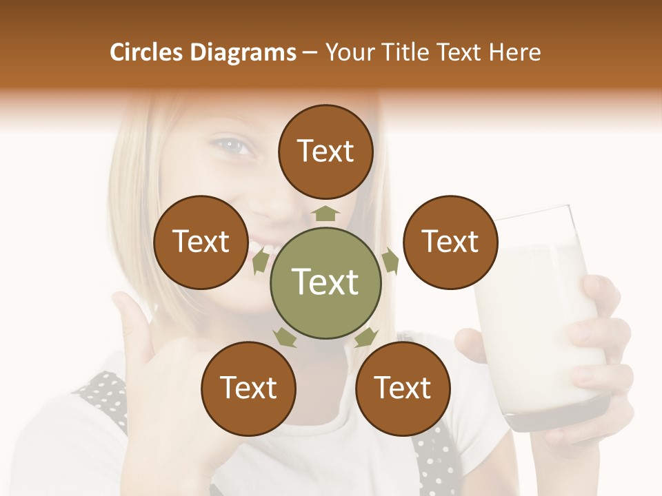 Blond Eyes Fresh PowerPoint Template