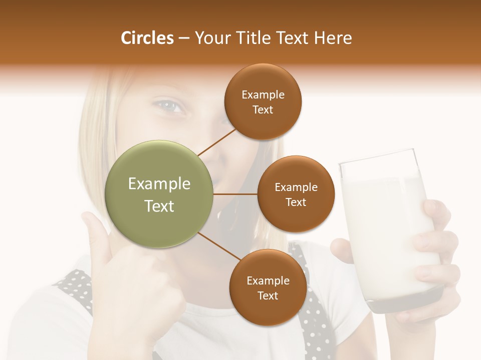 Blond Eyes Fresh PowerPoint Template