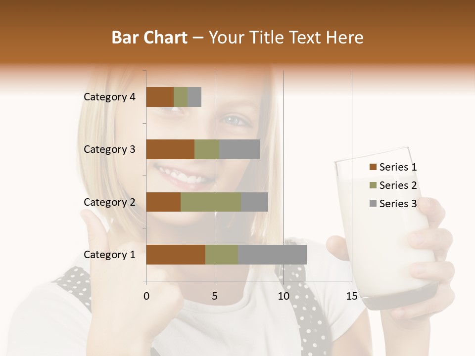 Blond Eyes Fresh PowerPoint Template