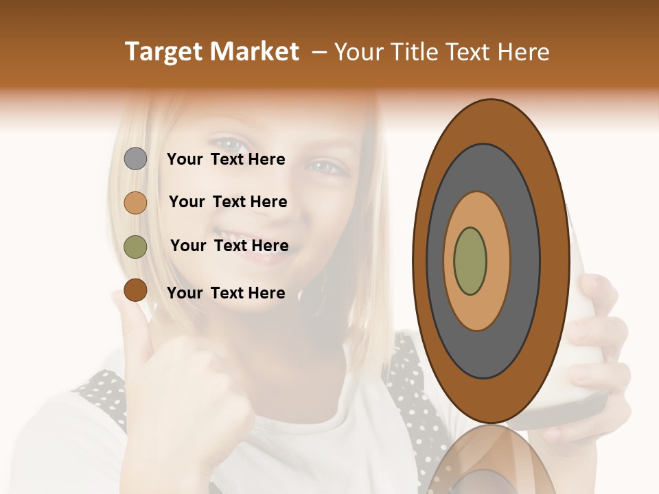 Blond Eyes Fresh PowerPoint Template