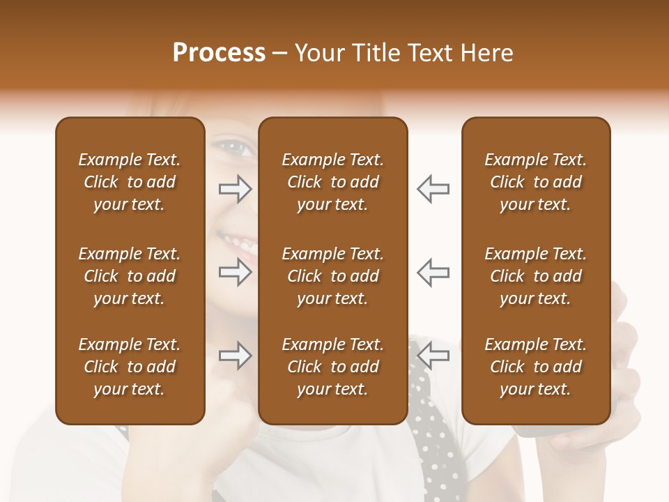 Blond Eyes Fresh PowerPoint Template