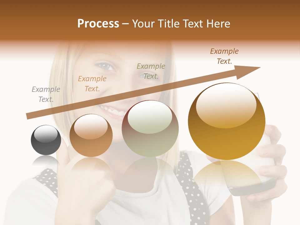 Blond Eyes Fresh PowerPoint Template