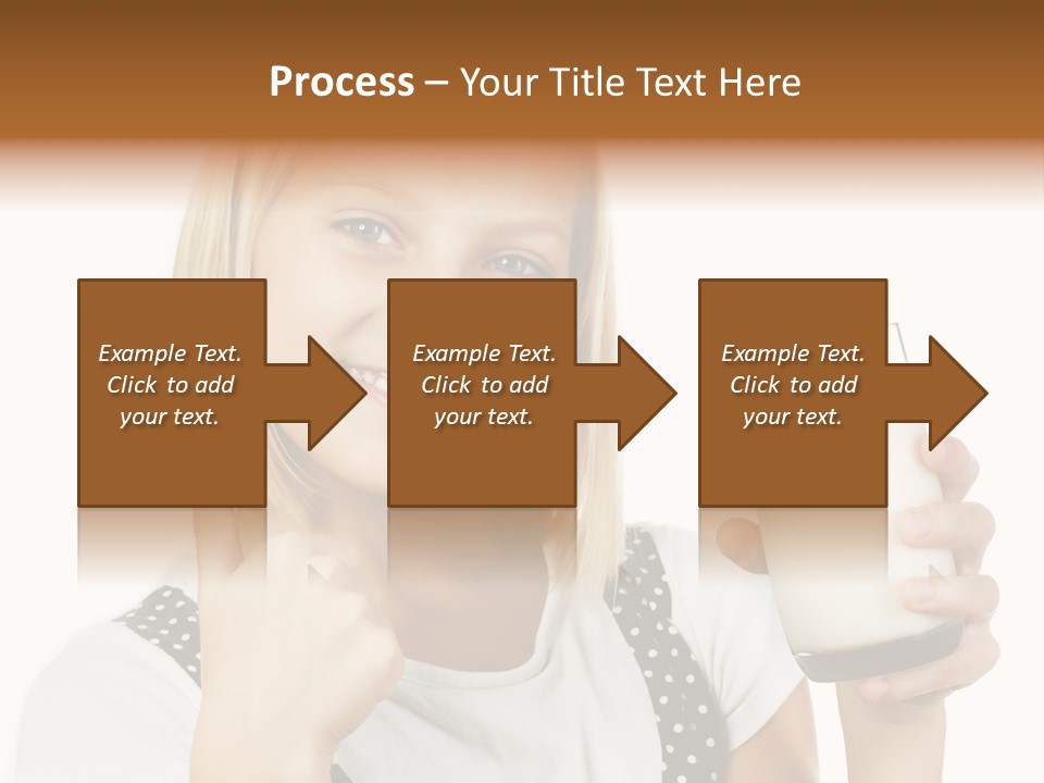 Blond Eyes Fresh PowerPoint Template