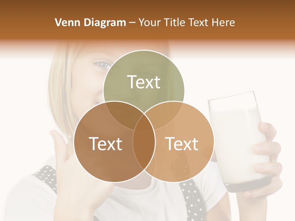 Blond Eyes Fresh PowerPoint Template