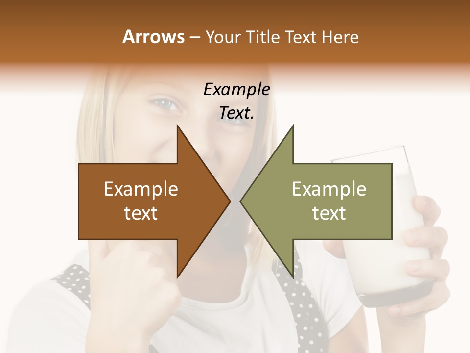 Blond Eyes Fresh PowerPoint Template