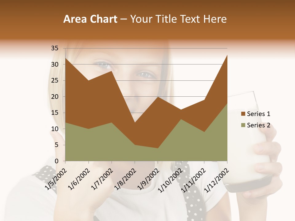 Blond Eyes Fresh PowerPoint Template