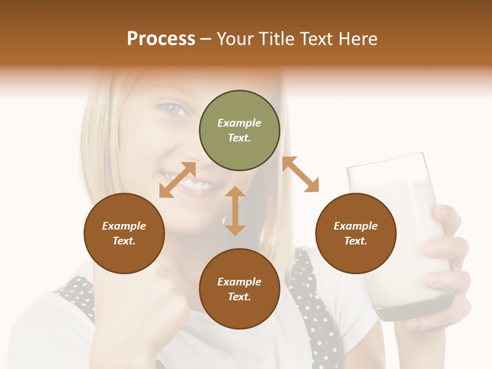 Blond Eyes Fresh PowerPoint Template