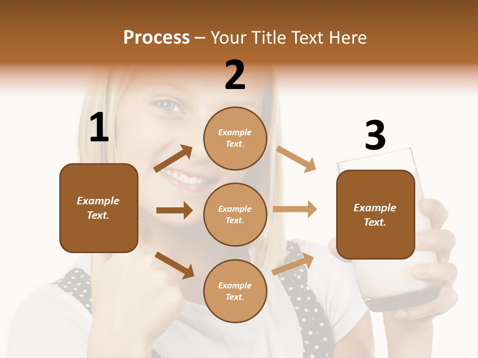 Blond Eyes Fresh PowerPoint Template