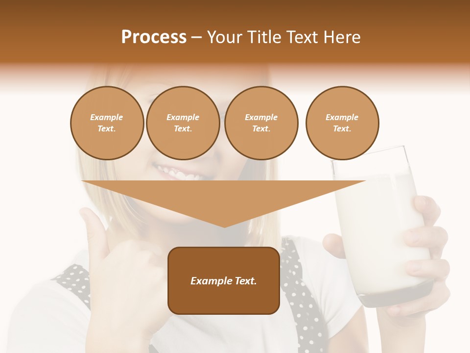 Blond Eyes Fresh PowerPoint Template