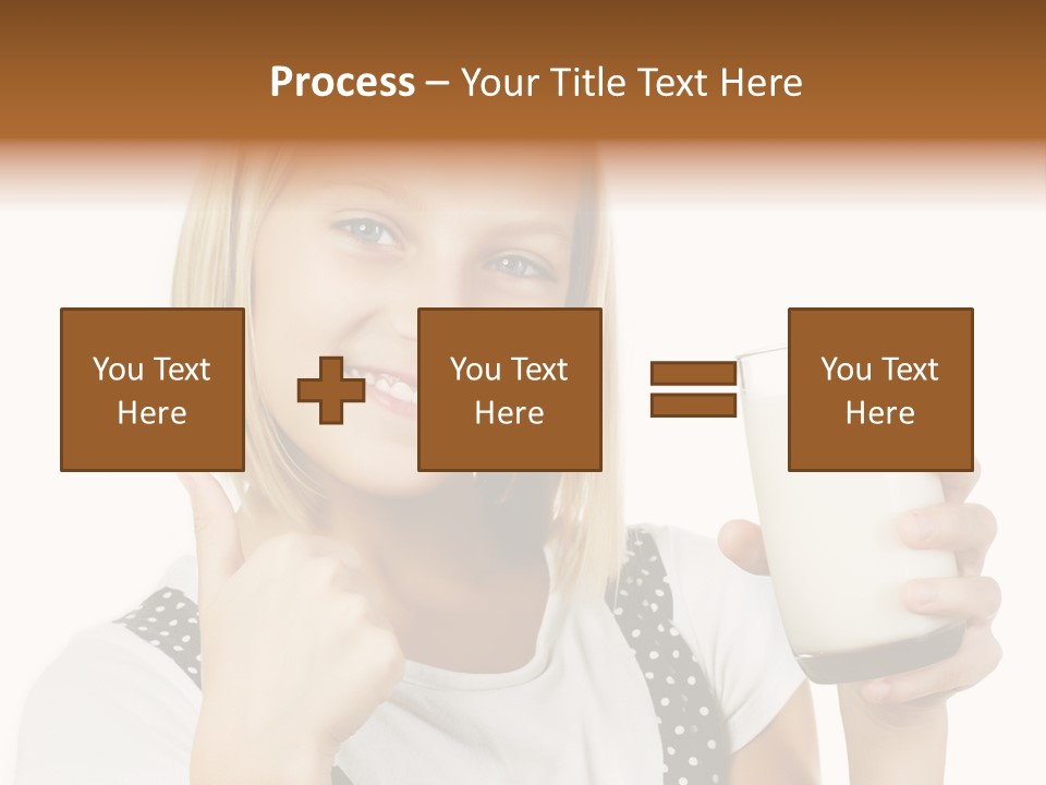 Blond Eyes Fresh PowerPoint Template