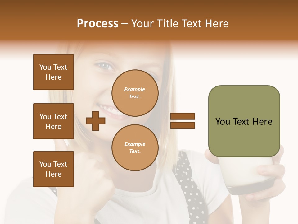 Blond Eyes Fresh PowerPoint Template