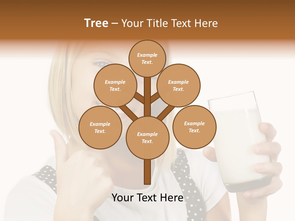 Blond Eyes Fresh PowerPoint Template