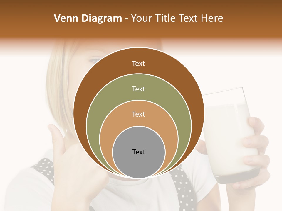 Blond Eyes Fresh PowerPoint Template