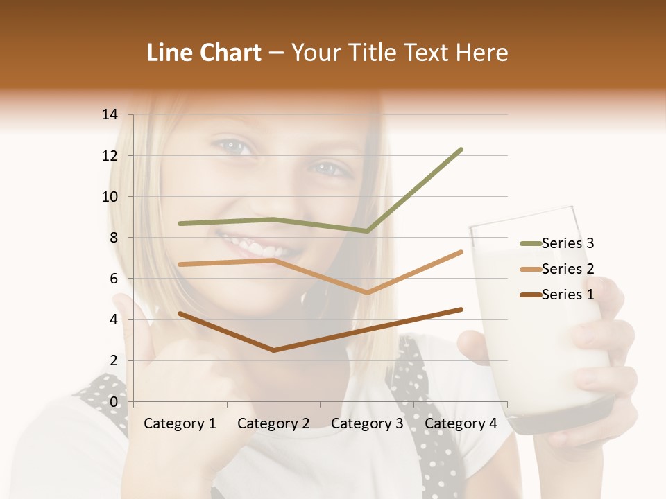 Blond Eyes Fresh PowerPoint Template