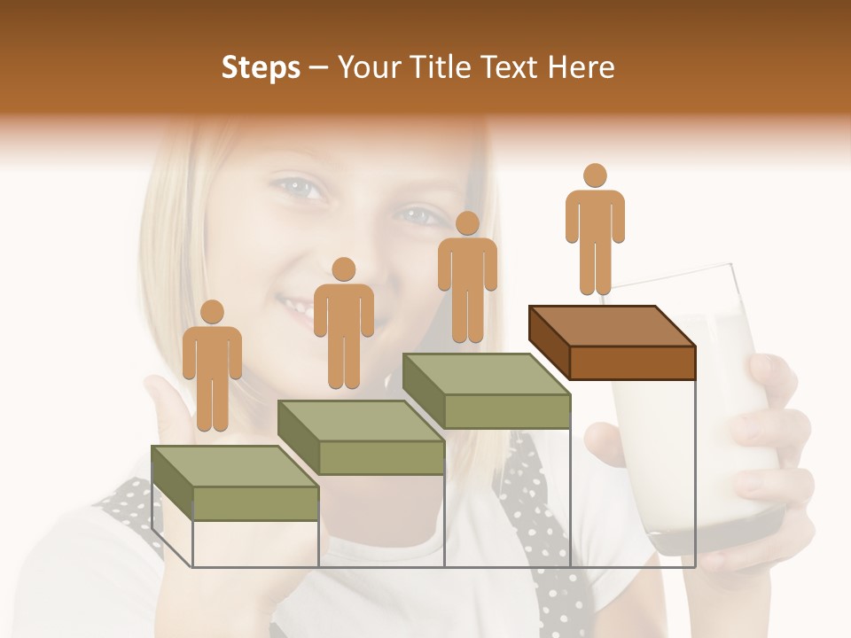 Blond Eyes Fresh PowerPoint Template