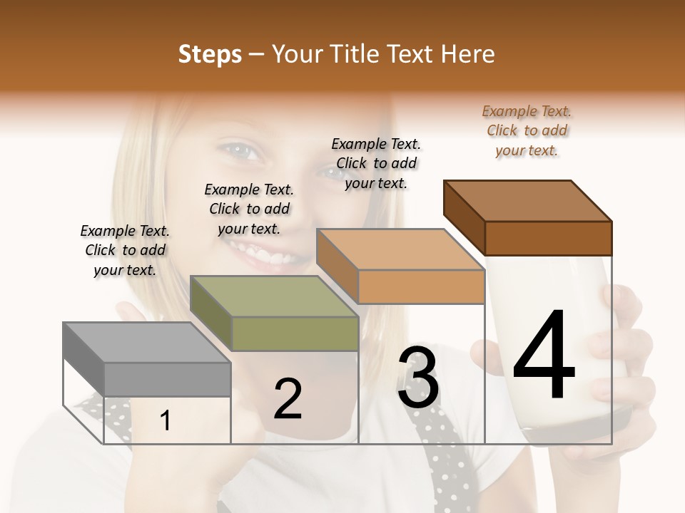 Blond Eyes Fresh PowerPoint Template