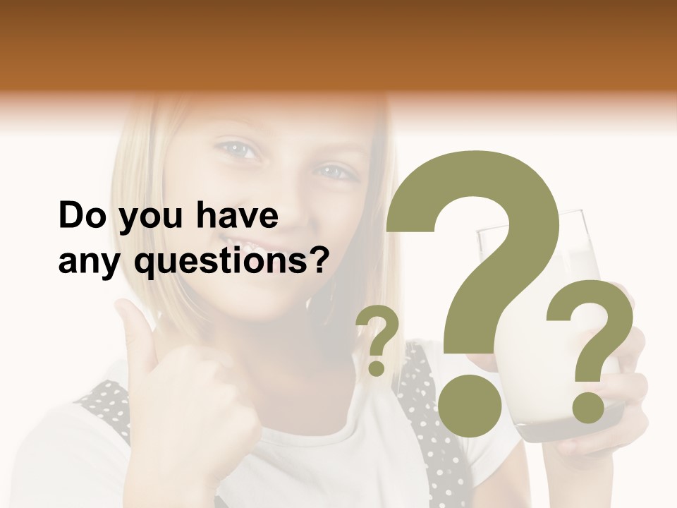 Blond Eyes Fresh PowerPoint Template