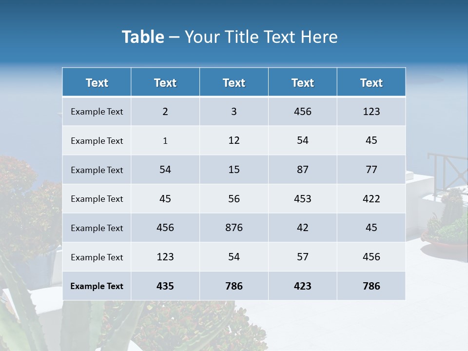 Nature City Style PowerPoint Template