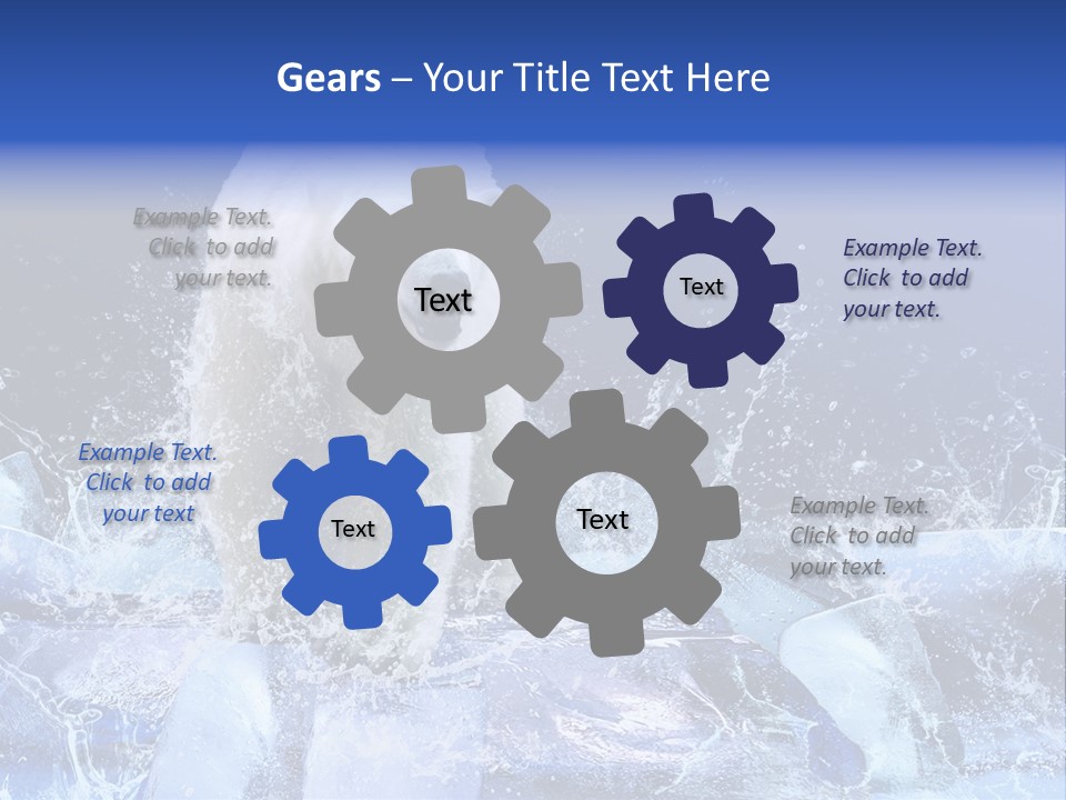 Fur Power Swim PowerPoint Template