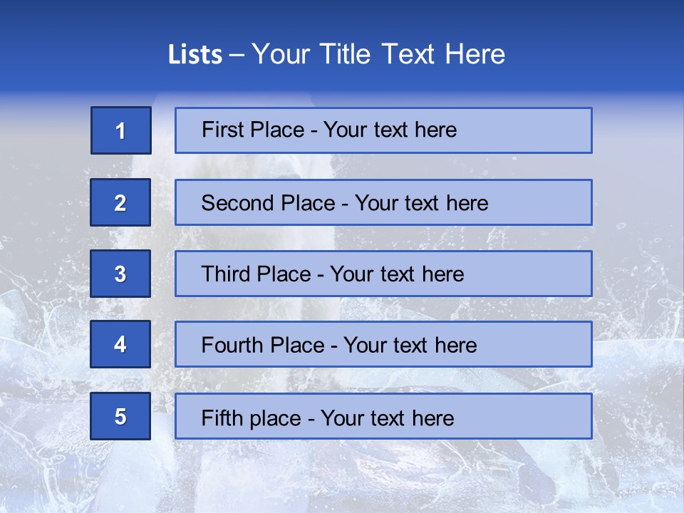 Fur Power Swim PowerPoint Template
