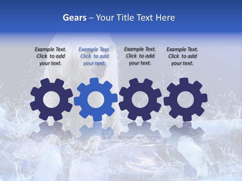 Fur Power Swim PowerPoint Template