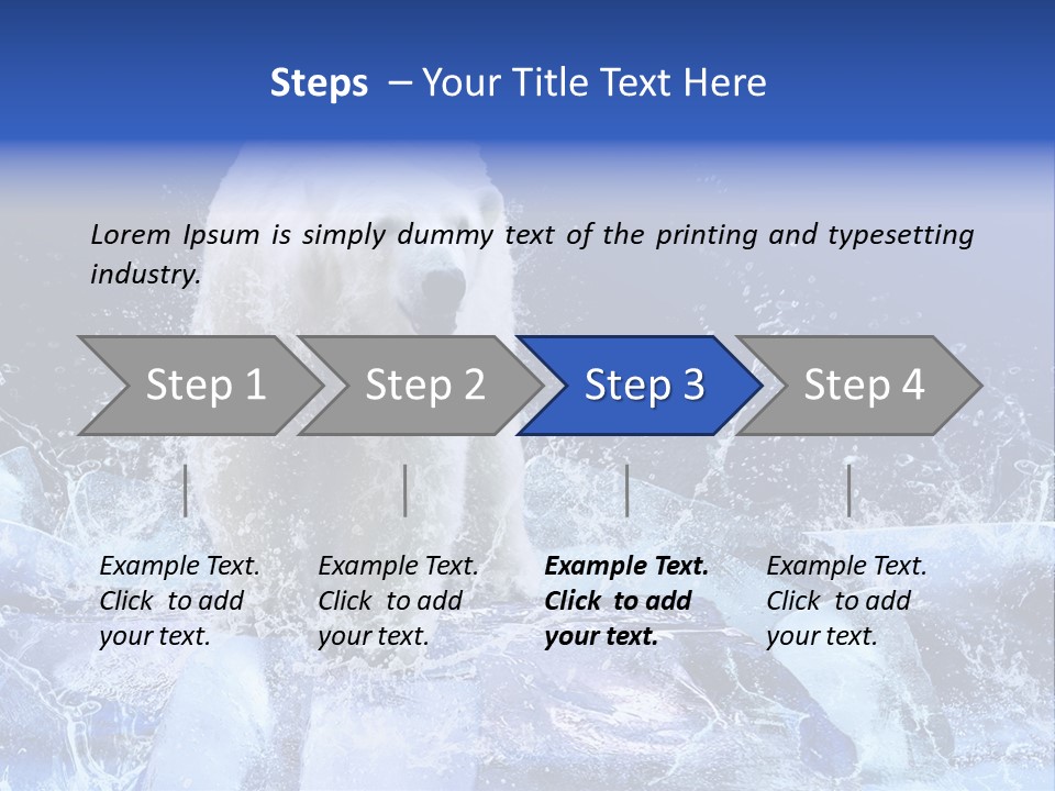 Fur Power Swim PowerPoint Template