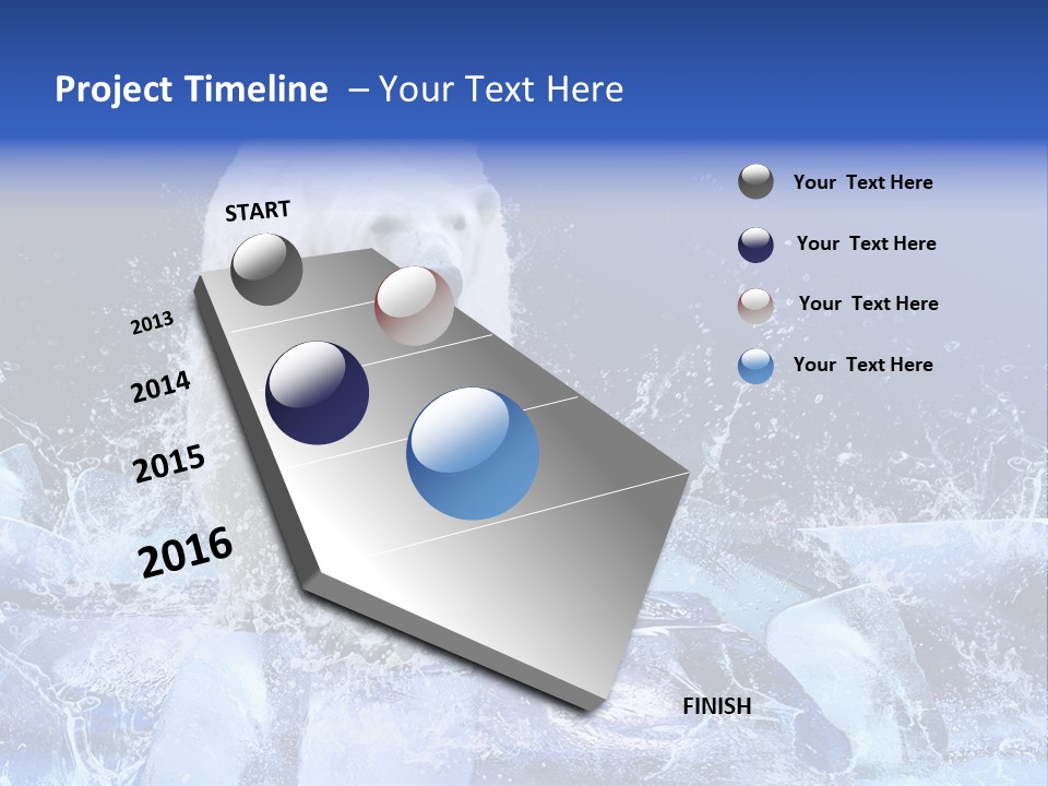 Fur Power Swim PowerPoint Template