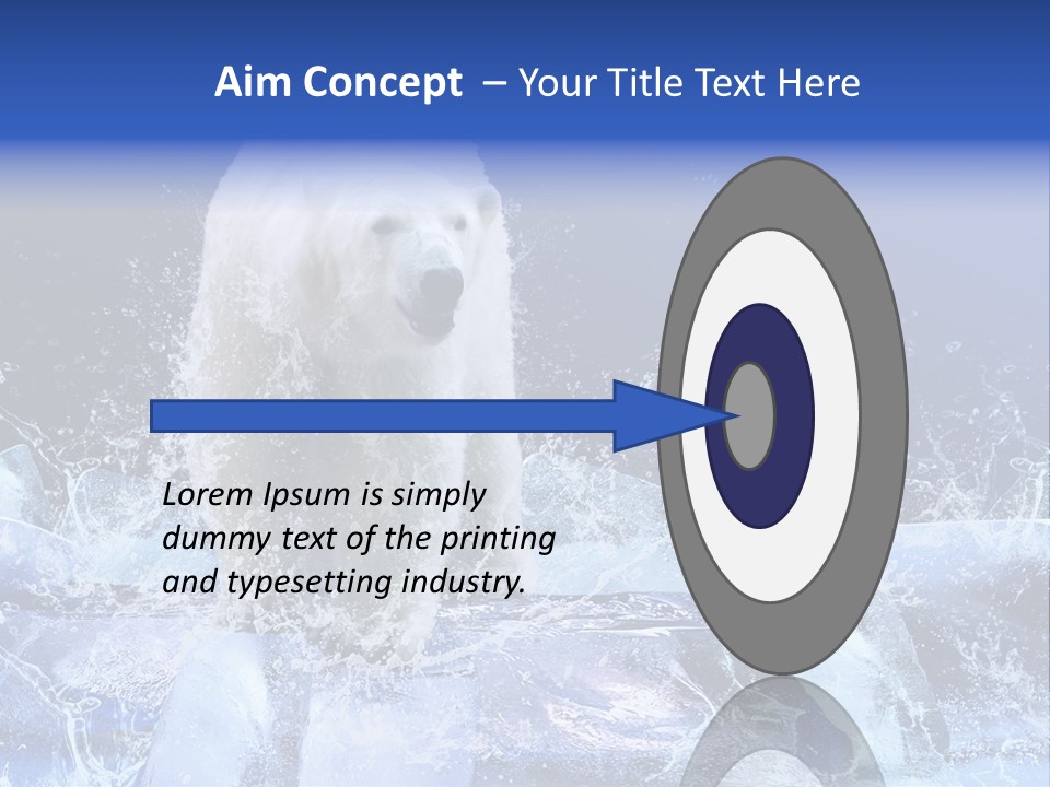 Fur Power Swim PowerPoint Template