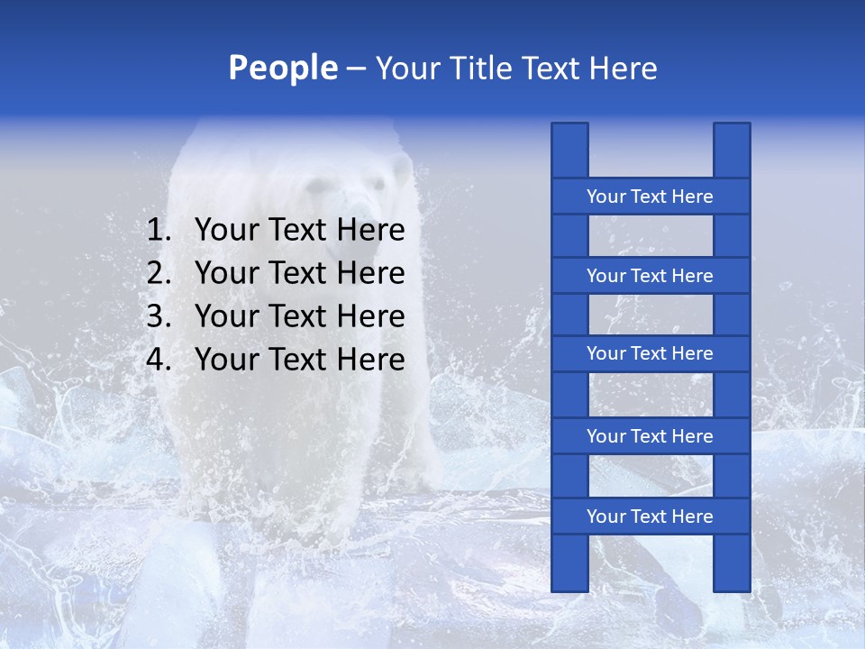 Fur Power Swim PowerPoint Template